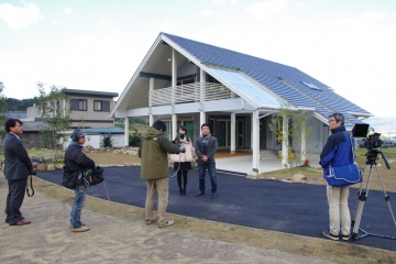 おうちのレシピのTV取材　南海放送・北欧住宅