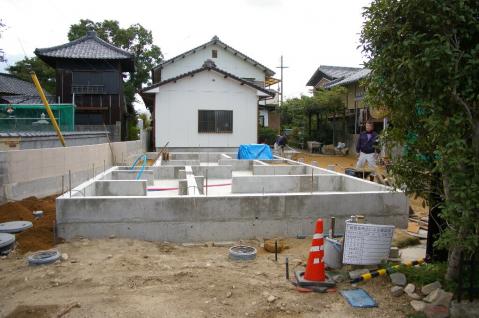 ラップランドパインログハウス　ベタ基礎工事②　～香川県観音寺市～