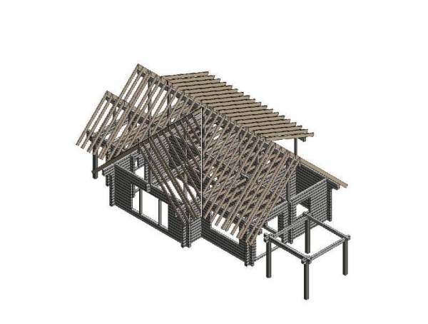 同時２現場進行中！建築工程を随時公開致します　〜完全予約制〜（愛媛県　松山市　北欧住宅　フィンランドログハウス）