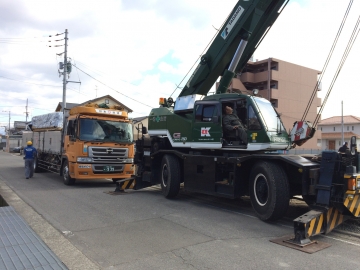 北欧ログハウス　フィンランドログ組み上げ　松山市N様邸