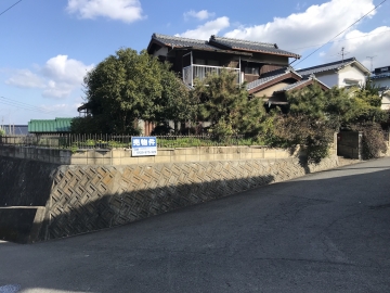 松山市　味酒小学校区　土地探しログハウス建築地