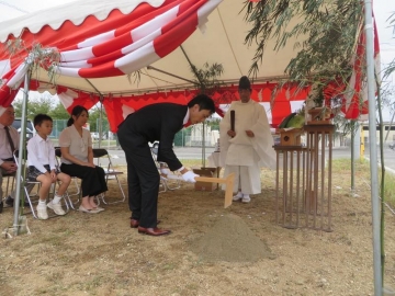 祝！地鎮祭（愛媛県　松山市　北欧住宅　フィンランドログハウス）