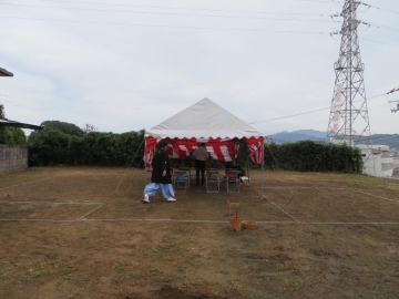 祝！地鎮祭（愛媛県　松山市　北欧住宅　フィンランドログハウス）