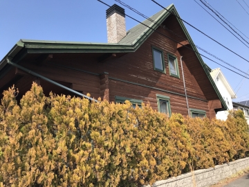 四国　愛媛県〜香川県　松山市のログハウスオーナ様　ログハウス再塗装メンテナンスにお困りならフォレストクルー