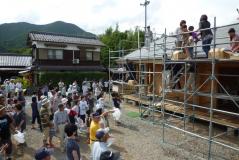 平屋のログハウスは地震に強い！③　水辺に建つ北欧住宅フィンランドログハウス～愛媛県西予市宇和町～