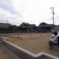 愛媛県伊予郡松前町（伊予市、松山市近郊）ランタサルミログハウスK様邸着工  ☆北欧住宅☆健康住宅