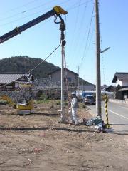 ｢家族を守る家｣～地盤改良工事～ラップランドパインでつくるログハウス