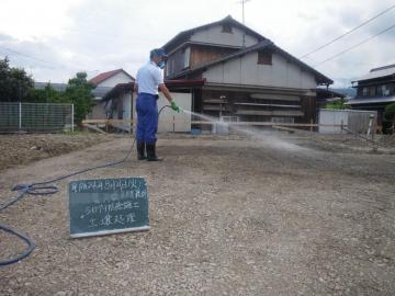 ベタ基礎工事完了しました。　北欧住宅フィンランドログハウス（愛媛県西条市I）